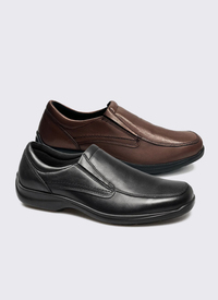Twin Gusset Casual Slip On Shoe 