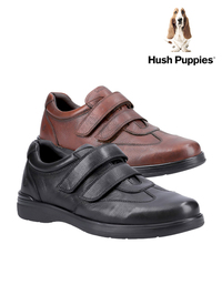 Mens Soft Leather Double Touch fastening 