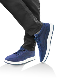 Navy Lace Leisure Shoe 