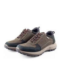 Brown Nubuck Waterproof Trail Shoes 