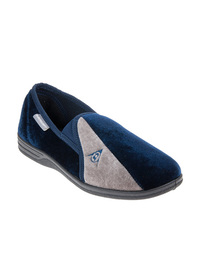 Dunlop Twin Gusset Velour Slippers Dunlop Twin Gusset Velour Slippers
