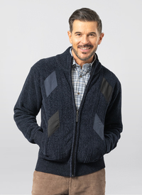 Chenille Fleece Lined Zip Cardigan Chenille Fleece Lined Zip Cardigan