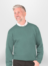 PURE COTTON CREW NECK JUMPER 