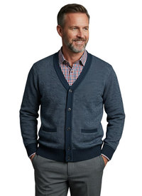YALE Fleece Lined Button Cardigan 
