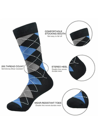 ARGYLE PATTERN SOCKS 