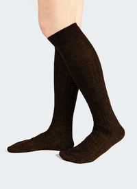 KNEE HIGH LAMBS WOOL LYCRA SOCKS