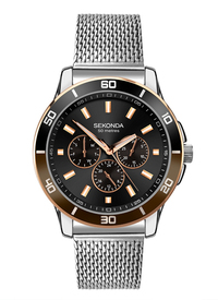 Sekonda Sports Chronograph Watch with Milanese