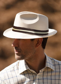 WHITE EASY PACK CRUSHABLE PANAMA HAT 