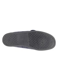 NAVY EXTRA WIDE TOUCH FASTENING SLIPPER 