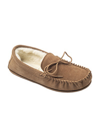 Wool Mix Thermal Lining Moccasin Slipper Wool Mix Thermal Lining Moccasin Slipper
