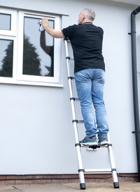 2m Aluminium Strong Reach - X - Pro Telescopic Ladder