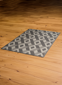 Washable Geometric Room Mat