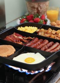 Jolliman 5 Section Grill & Griddle Pan