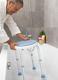 360 Rotating Shower Bath Stool & Easy Grip