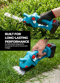 2 In 1 Cordless Shrub and Grass Shear