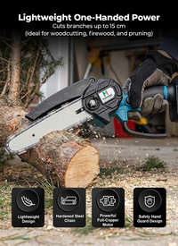 Homelya 1980W Professional Cordless Mini Chainsaw
