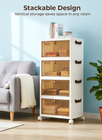 Plastic Stackable Storage Boxes & Wheels