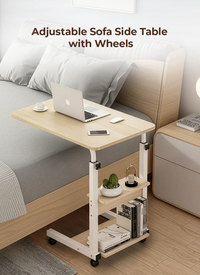 Height Adjustable Bedside & Sofa Side Table