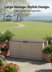Large Outdoor Garden Storage Box 290L Large Outdoor Garden Storage Box 290L