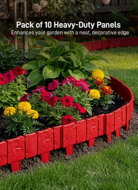 Brick Effect Garden Edging Fence 