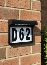 House Number Light | Solar Powered
