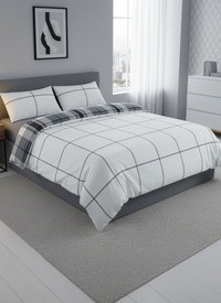 Check design Duvet set 