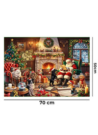 1000 Piece Christmas Puzzle - Santa's Puppies 1000 Piece Christmas Puzzle - Santa's Puppies