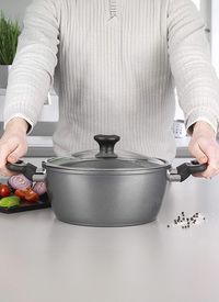 CASSEROLE SAUCEPAN WITH GLASS LID