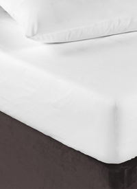 FITTED BED SHEET WHITE 