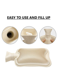 FLEECE LINED HOT WATER BOTTLE