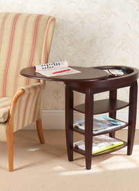 Swivel Top Side Table 