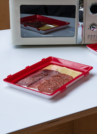 STRETCH LID FOOD STORAGE TRAY (SET OF 2)