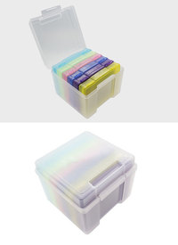 Photo Storage Box Multi-Coloured 