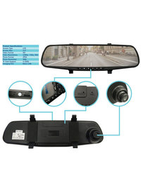 Rearview Mirror Dash Cam HD