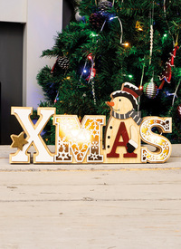Battery Powered Wooden XMAS Display Battery Powered Wooden XMAS Display