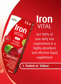 Iron Vital Liquid For Iron Deficiency 250ml