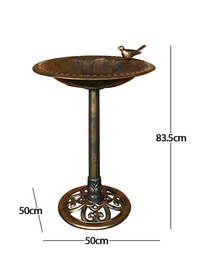 Bronze Ornamental Bird Bath