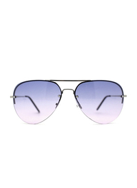 Aviator Half Rim Style Sunglasses 