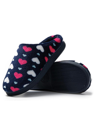 Ladies Heart Design Slippers 