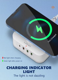 Multi-port Charging Station with Wireless Function