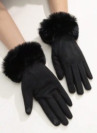 Ladies Glove With Free Scarf 