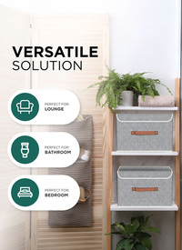 5PC Collapsible Storage Box with Lid