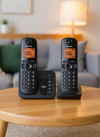 Panasonic Digital Cordless (DECT) Phone � Twin Handset