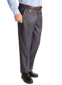 REGULAR FIT PIN STRIPE TROUSERS 