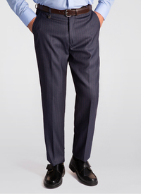 REGULAR FIT PIN STRIPE TROUSERS REGULAR FIT PIN STRIPE TROUSERS