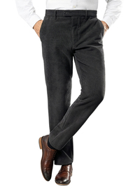 Sherpa Fleece Elastic Corduroy Trousers 