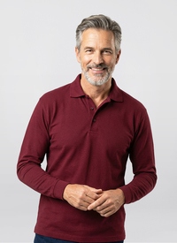 Mens Long Sleeve Polo Shirt Mens Long Sleeve Polo Shirt