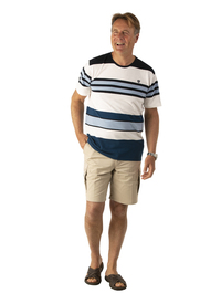 PENZANCE MULTI-STRIPED T-SHIRT 