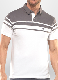 Striped Comfort Leisure Polo 