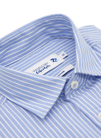 Double Two Short Sleeve Pinstripe Shirt 